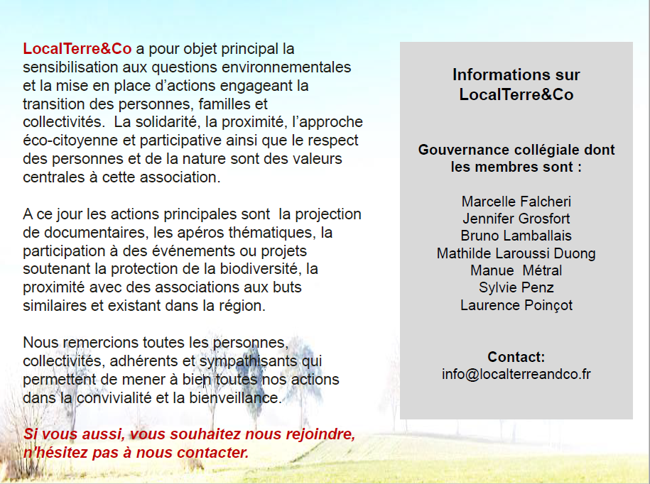 LocalTerreCo bureau 2021